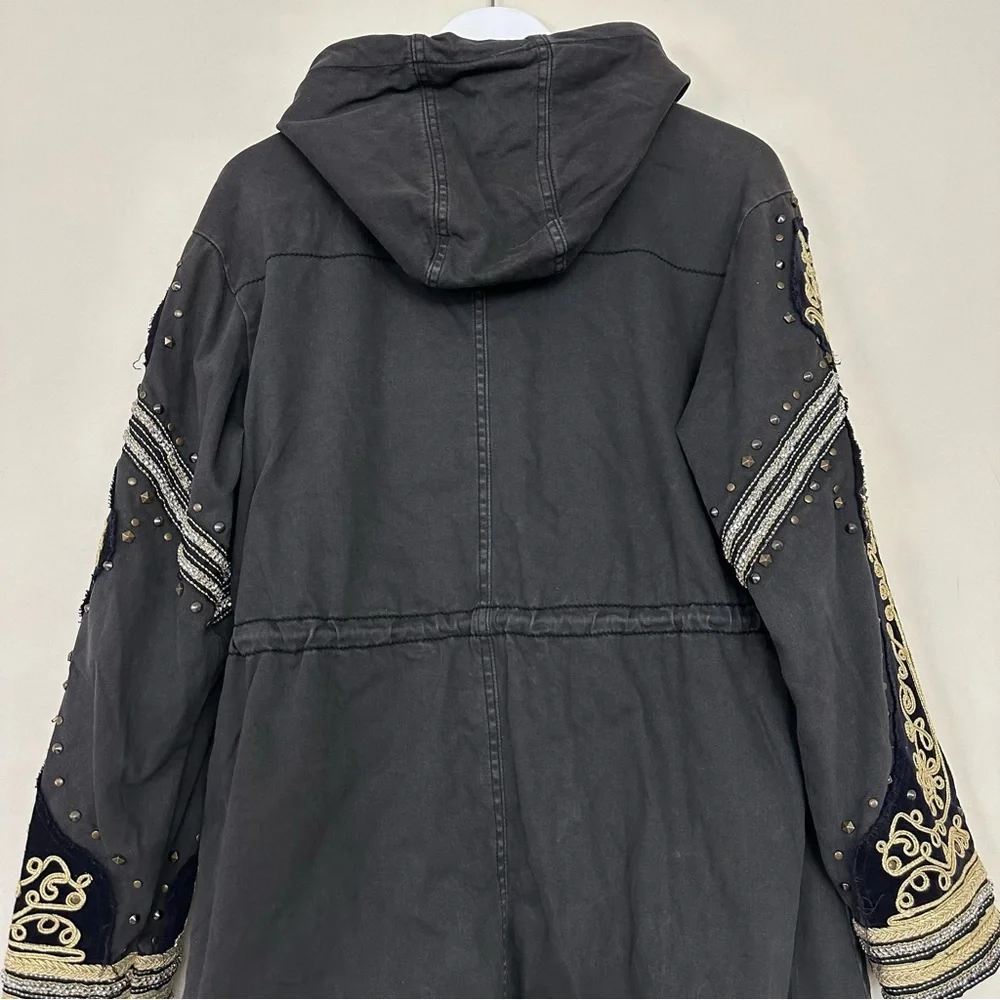 Free People Golden Quills Military Parka in Gray - Picture 11 of 15